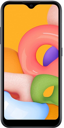 Смартфон Samsung Galaxy A01 16 ГБ черный