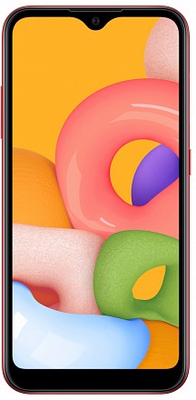 Смартфон Samsung Galaxy A01 16 ГБ красный