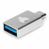 Адаптер moonfish USB-C на USB-A серебристый
