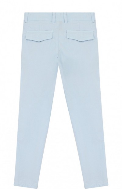 Хлопковые брюки прямого кроя